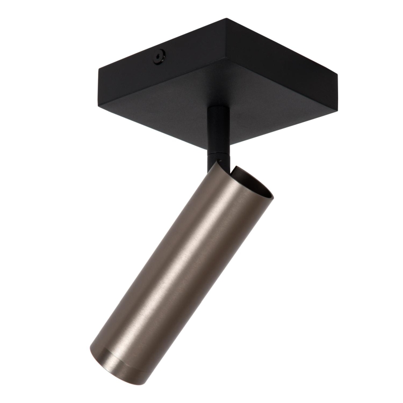 Lucide GRADO - Ceiling spotlight - 1xGU10 (MR11) - Grey iron